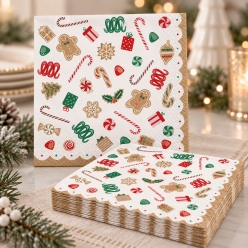 Gingerbread Dinner Napkins -16pk
